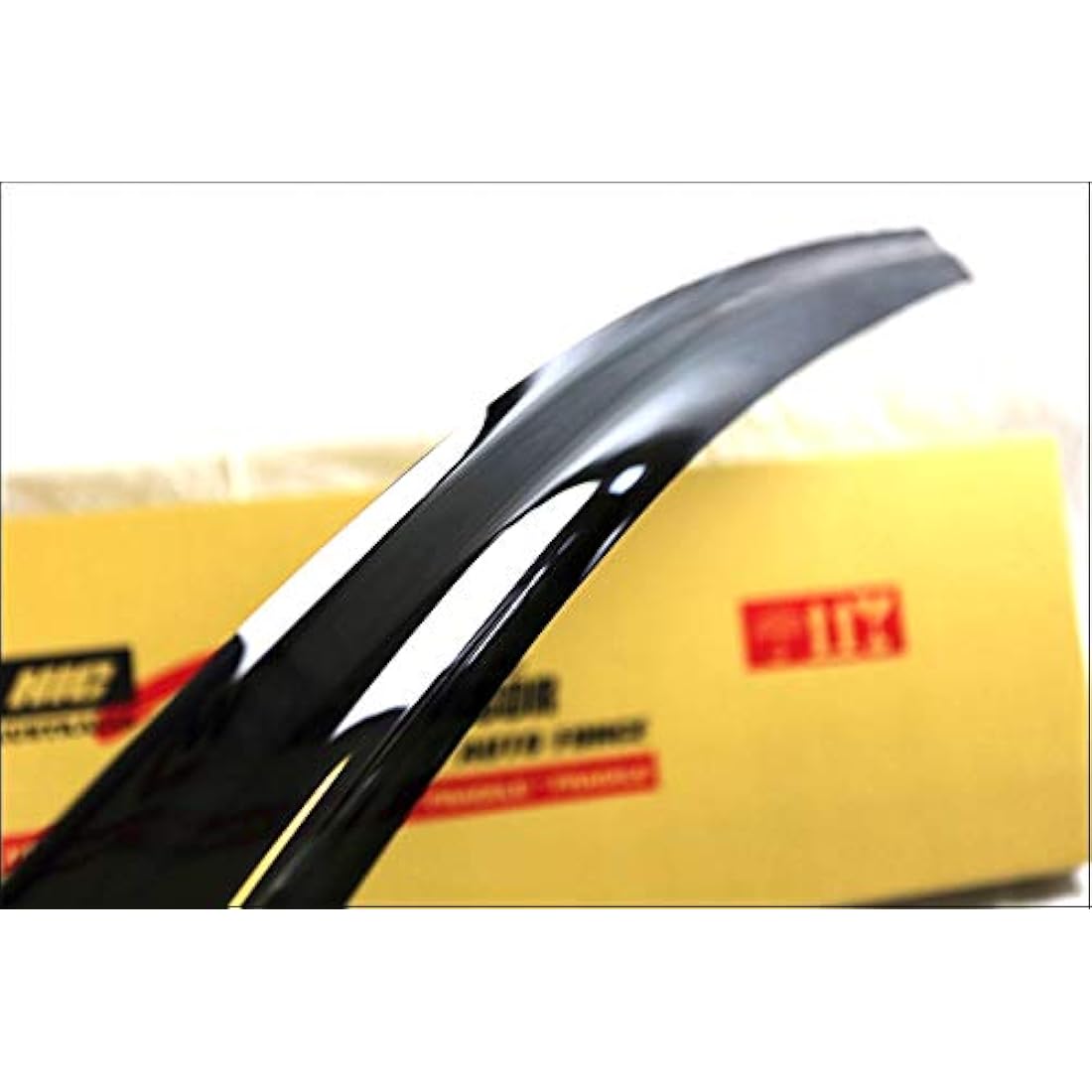 2x Wind Deflectors compatible with Ford Transit Custom Tourneo 2012 2013 2014 2015 2016 2017 2018 2019 2020 2021 2022 Acrylic Glass Windows Weather Shields Visors Rain Snow Sun Guards