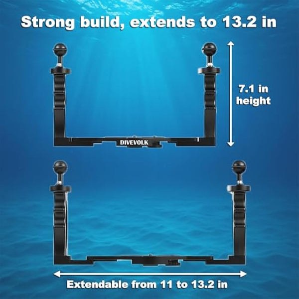 DIVEVOLK Dual Handle Tray for Seatouch 3 pro Diving case