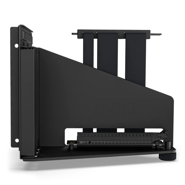 NZXT Vertical GPU Mounting Kit - AB-RH175-B1-175 mm PCIe 4.0x16 Riser Cable - GPU Holder - Sturdy Steel Bracket - Black