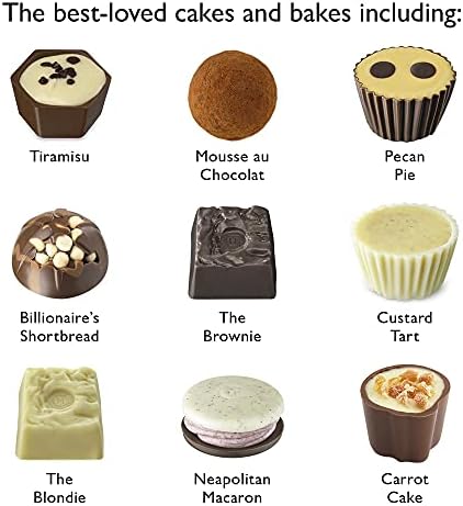 Hotel Chocolat Patisserie Sleekster - 27 Dessert-Inspired Chocolates, 350g - Chocolate Gifts For Birthday, Thank You, Congratulations, Anniversary - Gifts For Her And Him