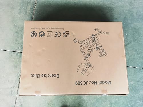 Exercise Bike for Home Gym Use, Wenoker Spin Bike Exercising Equipment, Indoor Cycling Exerciser with LCD Display & Tablet Holder Fitness Machine