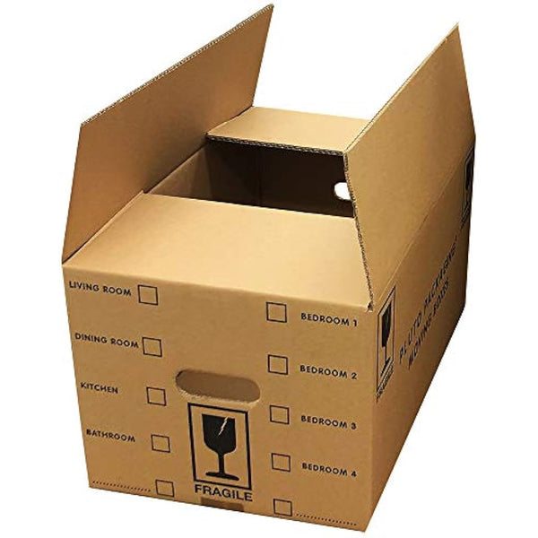 40 x Large Pack Of Strong Cardboard Boxes 47cm x 31.5cm x 25cm 44 litres Packing Shipping House Moving Box
