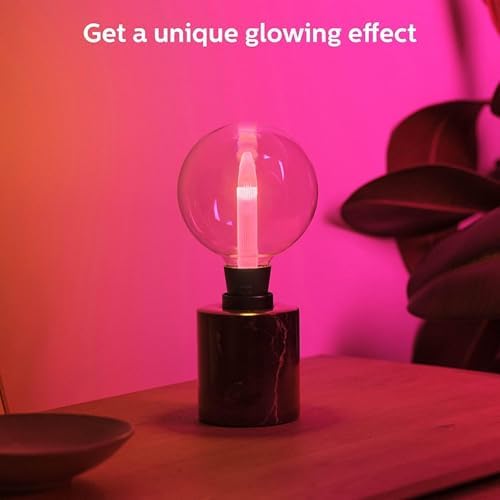 Philips Hue Ellipse White and Colour Ambiance LED Smart Light Bulb [E27 Edison Screw] for Indoor Home Lighting. Bedroom, Livingroom and Dining.
