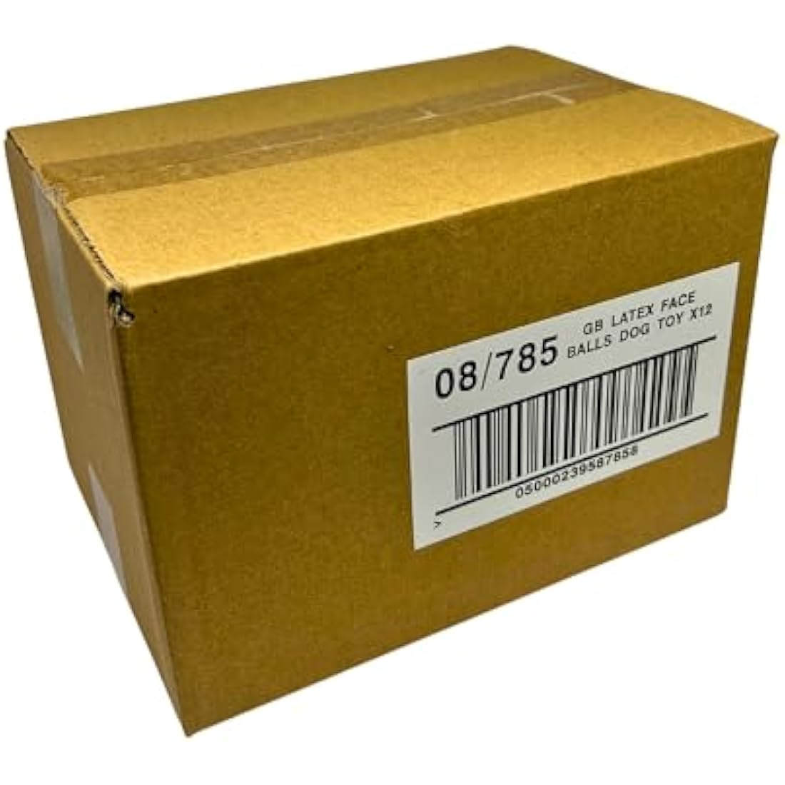 6 x Latex Faceballs Dog Puppy Toy Tennis Balls Sized Soft Squeaky Face Balls