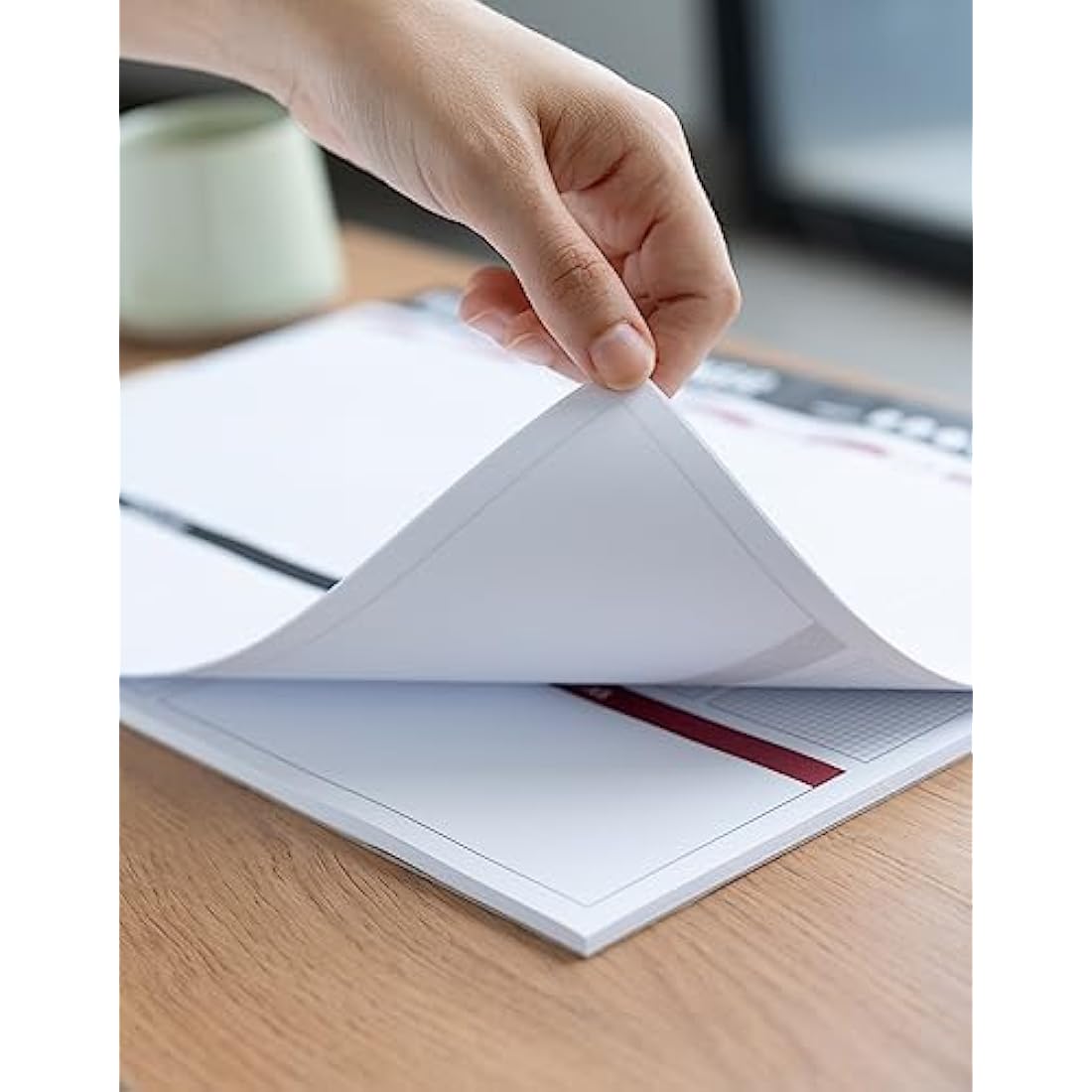 Grupo Erik Weekly Planner A3 | Undated Daily Planner Family, Desk Calendar, 54 Tear Off Pages A3 Notepad | Cute Stationery Gifts