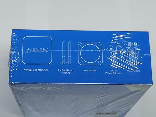 MINIX Fanless Windows 11 Pro Mini PC, Intel 12th Gen N300, NEO Z300-0dB 16GB DDR4, 512GB M.2 PCIe Gen3 x 4 SSD Micro Desktop Computer, 4K Dual Display/2.5G LAN, for Business Home office Multi-Tasking