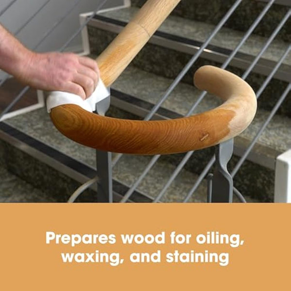 Furniture Clinic Wood Cleaner (250ml) | Restore & Clean Wooden Floors, Furniture, Blinds, Doors, Decking and Many other Wood Surfaces - Easily Remove Wax & Polish Build up, Grease and Grime