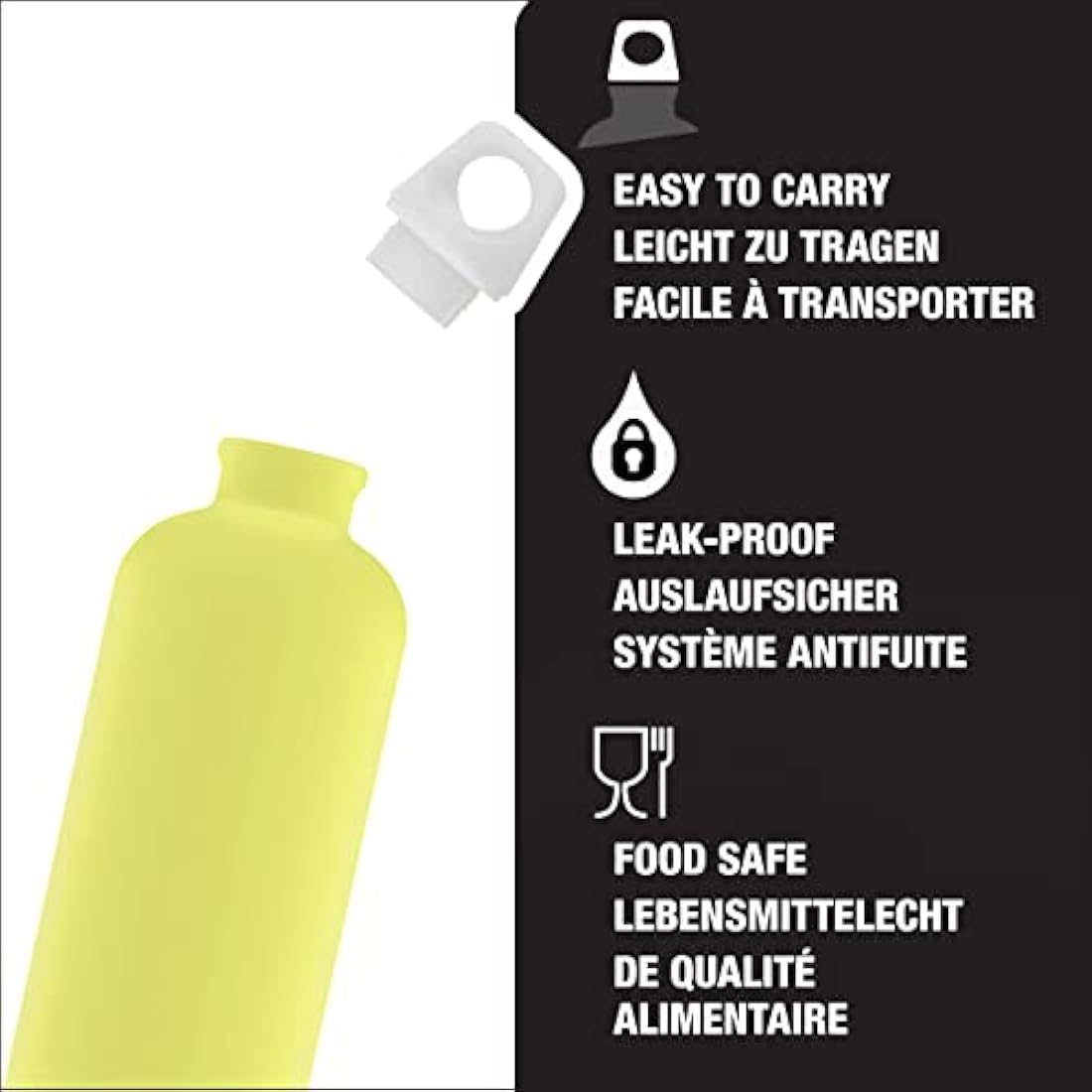 Sigg - Aluminum Water Bottle - Traveller - Climate Neutral Certified - Suitable For Carbonated Beverages - Leakproof & Lightweight - BPA Free - 0.6L / 1L/ 1.5L