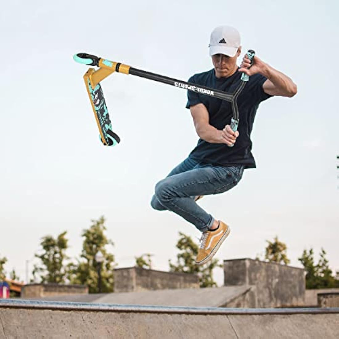 Joycruise Stunt Scooter Pro Trick Scooters for Kids & Teenagers Age 6+ Boys Girls, Kick Freestyle Beginner Scooter 360° Spin Handlebar, Robust Aluminum Frame 100mm Smooth Wheels