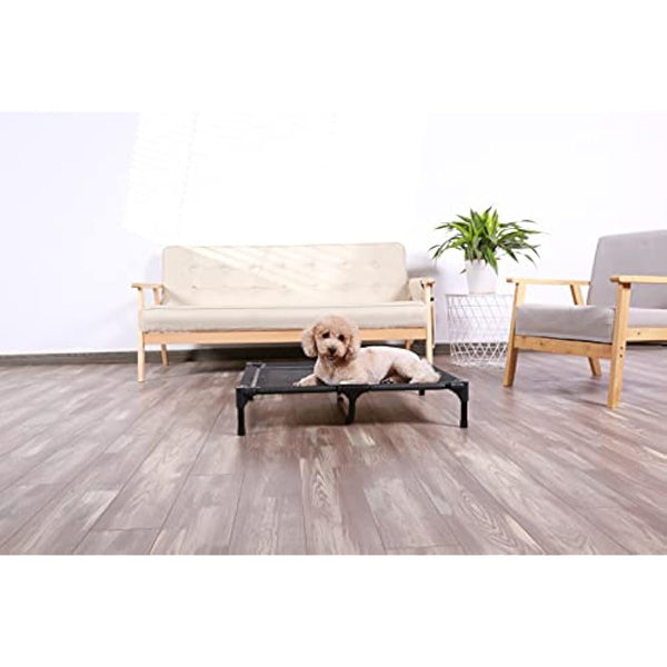ANWA Elevated Dog Bed Large Size, Raised Dog Bed Outdoor Use, Portable Dog Cot Large Dogs