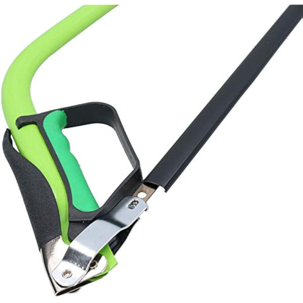 AB Tools 24” Heavy Duty Bow Saw Wood Logs Trees Branches Finger Guard + 6 Blades