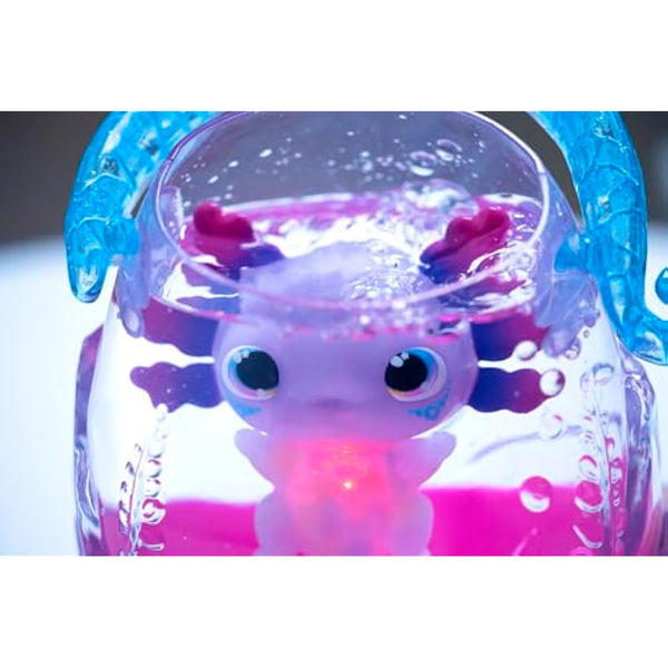 Animagic: Let's Glo Axolotl Bubble Reef | Portable Magic Bubble Aquarium | Also Includes 1 Let's Glo Axolotl | Interactive Electronic Pets | For Kids Aged 4+