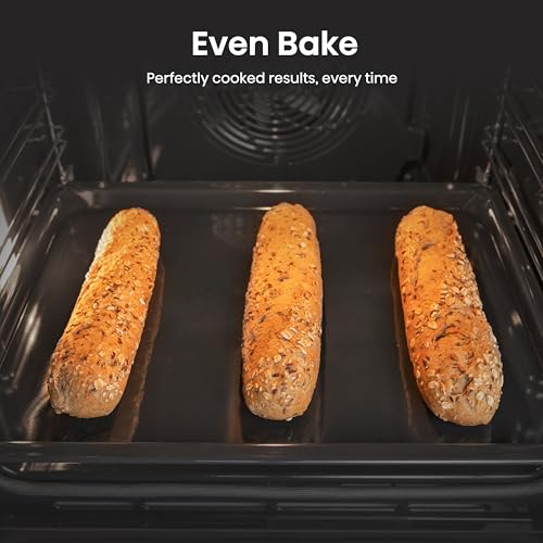 Hisense HDE3211BBUK 60cm Electric Cooker with Ceramic Hob-Black , A Rated Double Oven