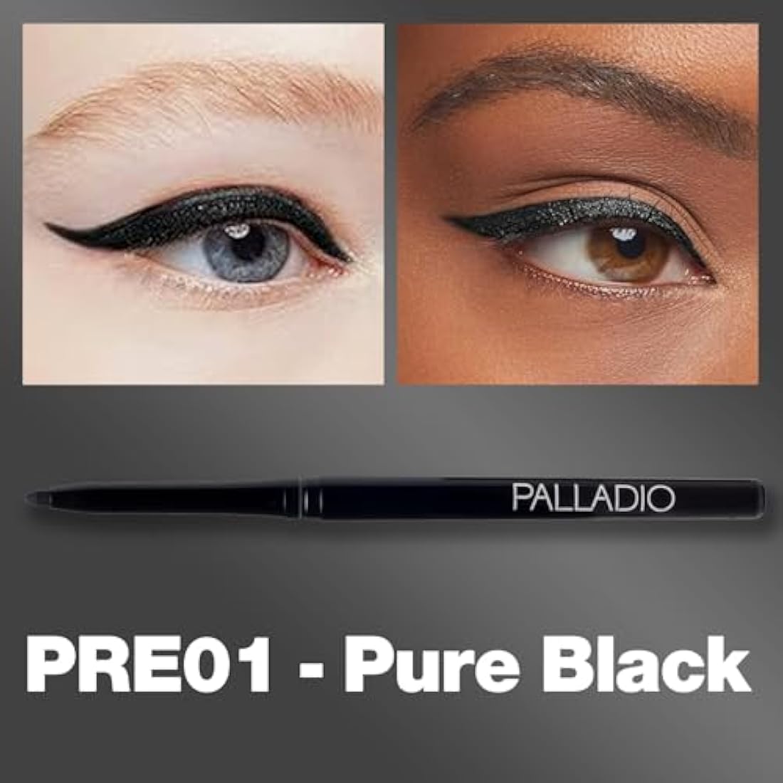 Palladio Waterproof Automatic Eyeliner 01 Pure Black 21 g