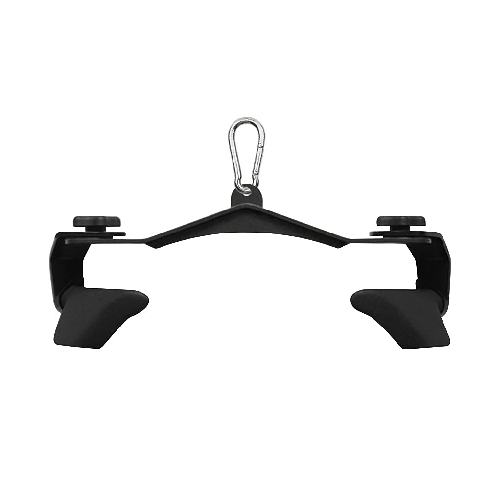 Rowing Handle LAT Pull Down Attachment,Multifunction Fitness Gripper Press Down for Cable Machine Weight Lifting, Tricep Back Muscles Training,