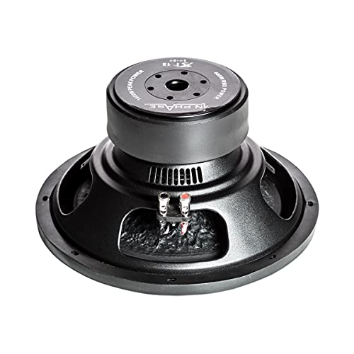 In Phase Car Audio XT-12 1400W 12" XT Series Peak Power Subwoofer, 2 Ohm Duel Voice Coil