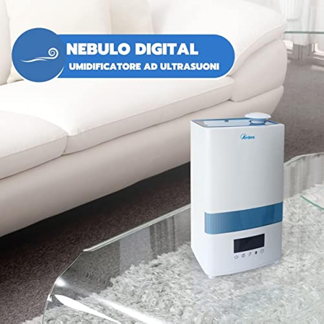 ARDES AR8U20 Ultrasonic Humidifier White/Blue