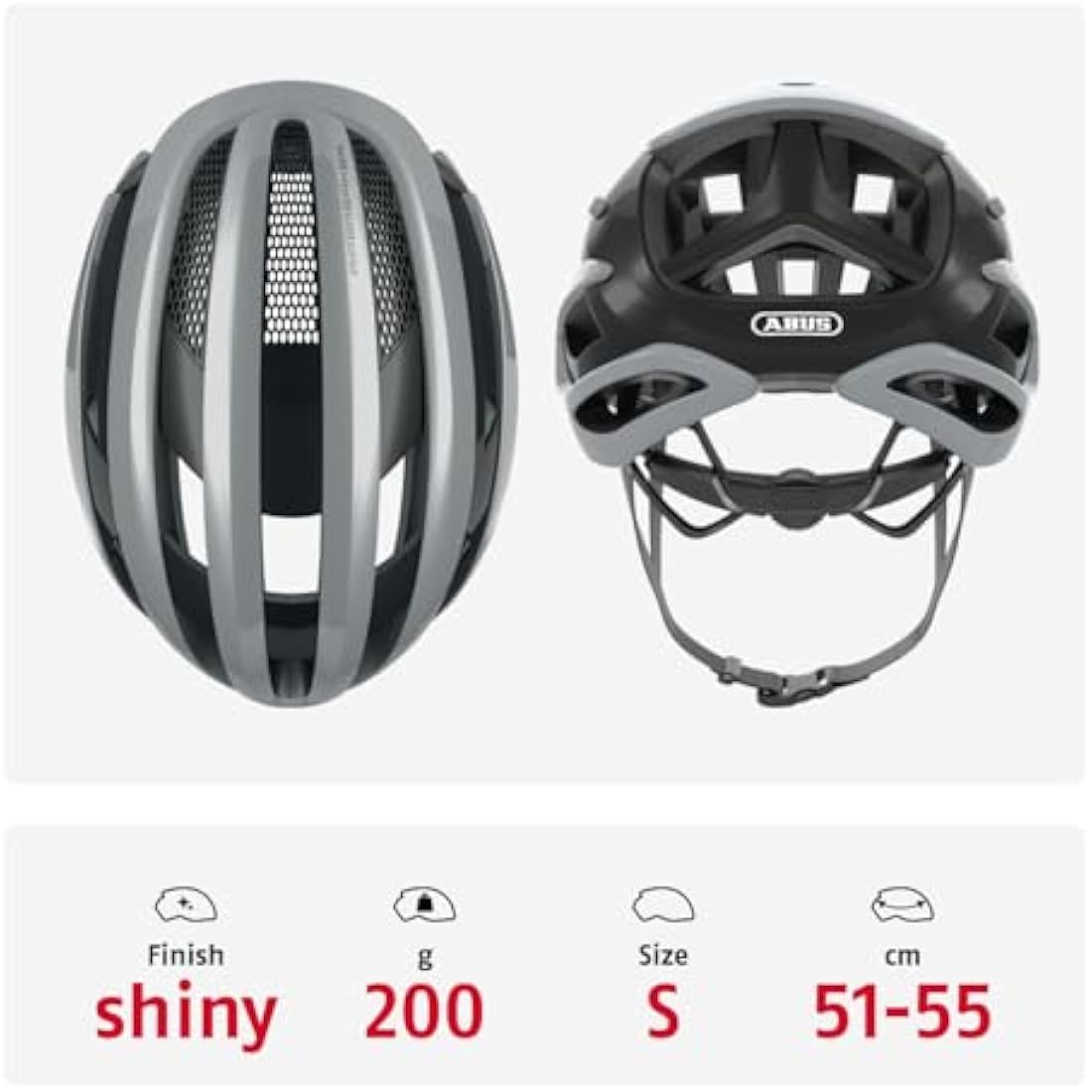 ABUS AirBreaker Racing Bike Helmet - High-End Bike Helmet for Professional Cycling - Unisex, for Men and Women