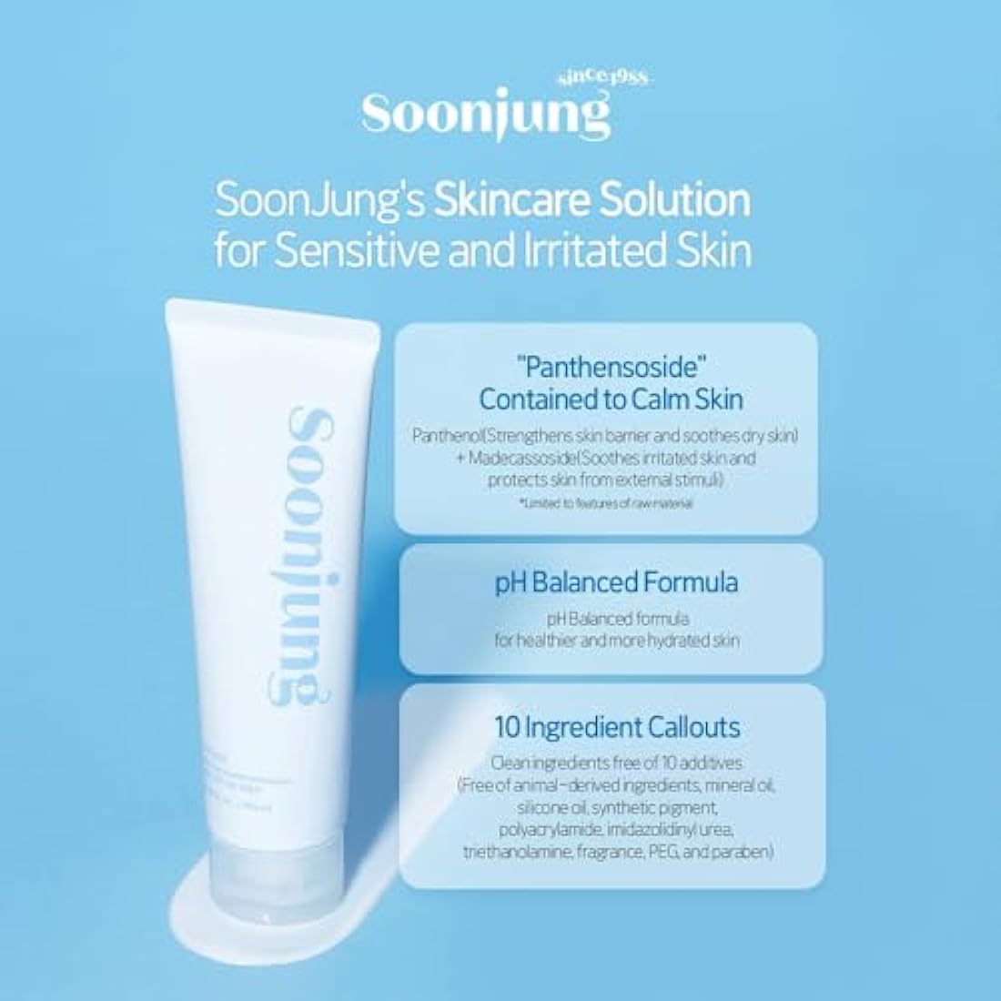 ETUDE Soonjung 10 Free Moist Emulsion Hypoallergenic Non Irritating Hydrating Emulsion For Skin Damage Care And Relaxation Korean Skin Care 4.39 Ounce (Pack Of 1)