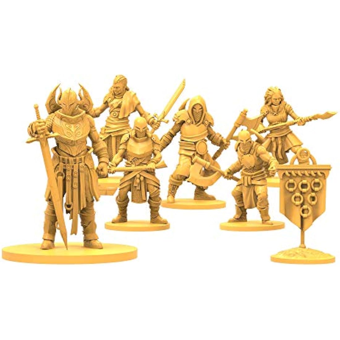 Godtear: The Borderlands Starter Set Board Game with 12 Detailed Miniatures, Tabletop Combat Game (2 Players)