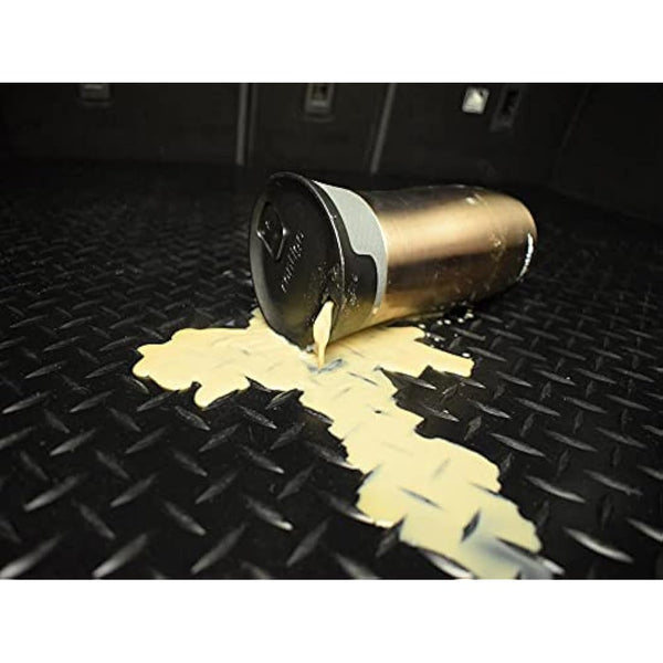 Rubber Boot Liner Compatible With Peugeot 208 (2012-2019) Tailored Fit Heavy-Duty Premium 3Mm Rubber Protector Boot Mat Anti-Slip Durable Waterproof Custom Fit Dog Friendly