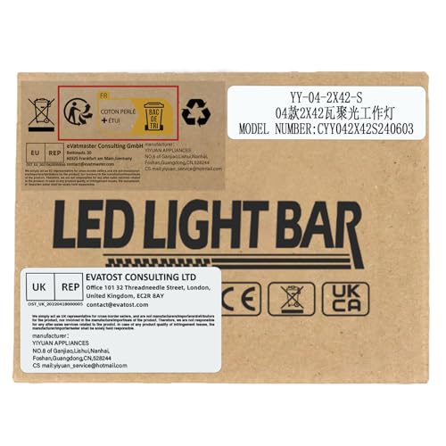 RIGIDON 2 Pcs Round Led Work Light, 4 inch 42W Flood Beam, 12V 24V Driving Lights Lamp for Car Off Road Boat Truck 4x4 SUV ATV Tractors Excavator, 6000K White, Fog Lamp