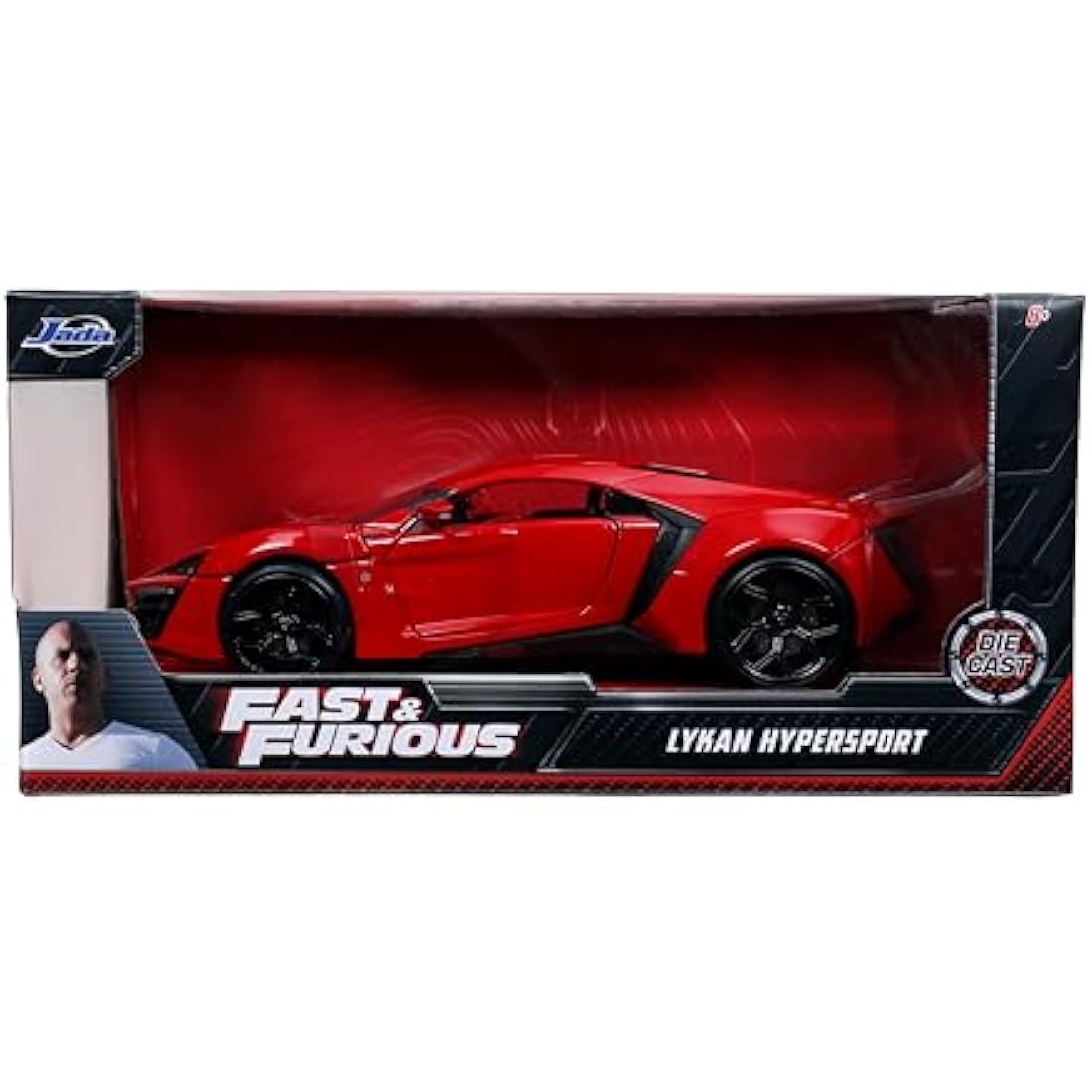 Jada 97377 1:24 Fast & Furious 7 Lykan Hypersport W Motors-JA97377