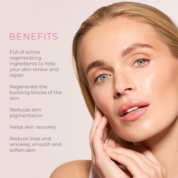 Ella & Jo Relax & Renew Night Cream: Hydrating, Anti-Aging Moisturiser with Bakuchiol, A Plant-Based Retinol, Peptides + Hyaluronic Acid - Plumps Fine Lines, Stimulates Skin Repair and Renewal - 50ml