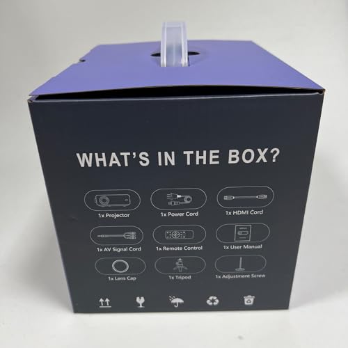 [Netflix Official & Auto Focus/Keystone] Smart Projector 4K Support, VOPLLS 25000L Native 1080P WiFi 6 Bluetooth Outdoor Projector, 50% Zoom Home Theater Movie Projectors for Bedroom/iOS/Android/PPT