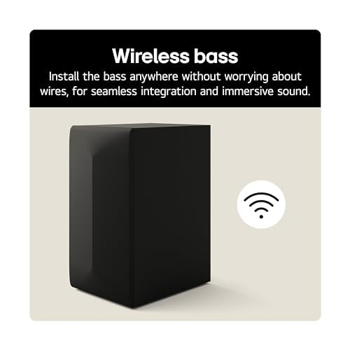 LG USC9S Bluetooth Soundbar for TV with Dolby Atmos & Wireless Subwoofer 3.1 channel