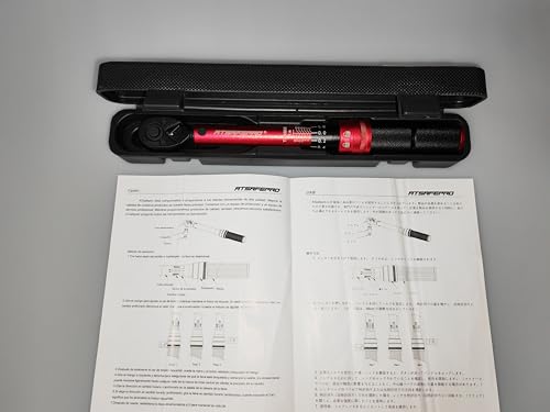 ATsafepro Torque Wrench 3/4 Inch, 100-600 Nm Torque Wrenchs, ±3% Error Accuracy with 48 Teeth Dual-Direction Adjustable for Repair of Car, Truck, Tractor