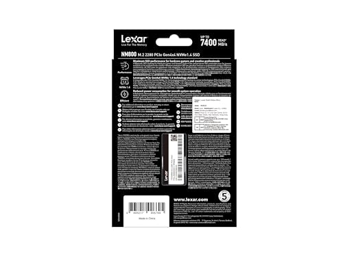 Lexar NS100 2.5” SATA III 6Gb/s Internal 256GB SSD, Solid State Drive, Up To 520MB/s Read, for Laptop, Desktop Computer/PC (LNS100-256AMZN)