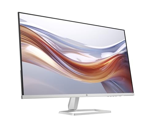 HP Series 5 27" FHD Height Adjust Monitor (527sh) - 100Hz Refresh Rate, 1500:1 AR, 99 percent sRGB Spectrum, 300 Nits Brightness - HDMI, VGA Ports - Ergonomically Adjustable - Responsibly Made