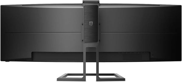 Philips 499P9H- 49 Inch Curved Dual QHD Monitor, 70Hz, 5ms, VA, WebCam, Speakers, USB-C Dock, KVM, Height Adjust (5120 x 1440, 450 cd/m², HDMI/DP 1.4/USB 3.1 / USB-C)