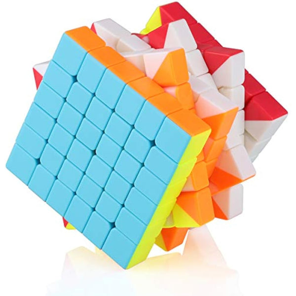 6x6 6x6x6 Cube,Speed Magic Cube 6x6,Easy Turning 3D Puzzle Cube Games Toy Gift for Kids Adults(Stickerless)