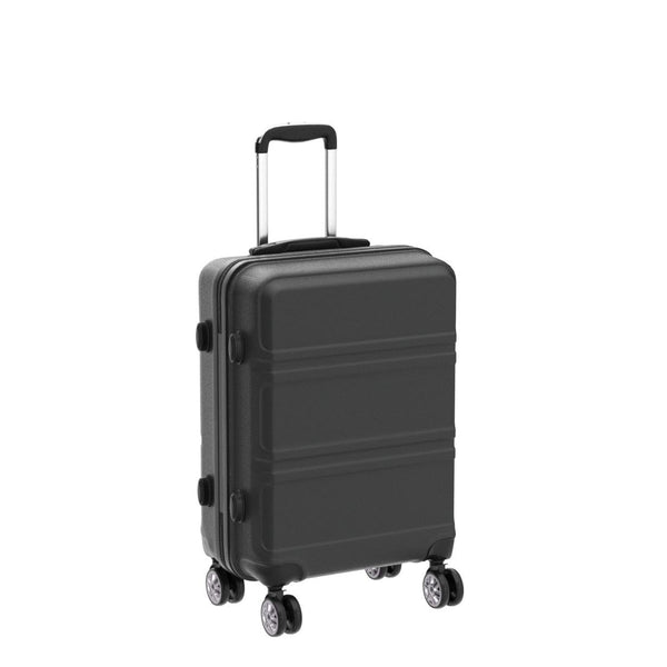 Kono Fashion Hand Luggage Lightweight ABS Hard Shell Trolley Travel Suitcase