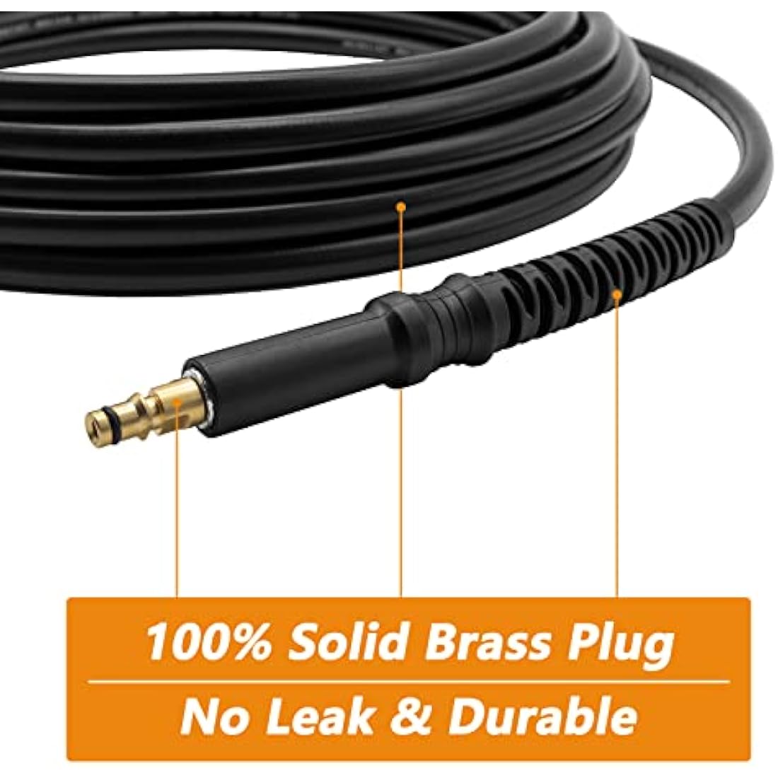 Fai Top 15M Replacement Pressure Washer Hose, Pressure Washer Hose for Karcher K Series Pressure Washers K2 - K7