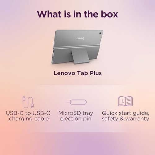 Lenovo Tab M9 Android tablet | 9-inch HD | 32GB | Clear Case + Film | WiFi | 3GB RAM | Arctic Grey | Designed for portable entertainment