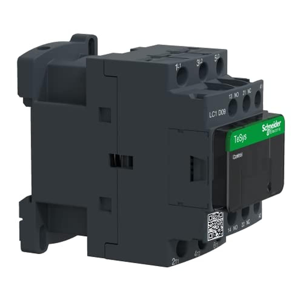 Schneider Electric, TeSys D contactor - 3P(3 NO) - AC-3 - <= 440 V 38 A - 230 V AC 50/60 Hz coil, LC1D38P7