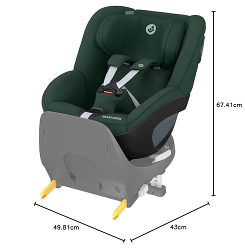 Maxi-Cosi FamilyFix 360 i-Size Base, Rotating Car Seat System, 360 Swivel ISOFIX Base, 0-4 Years (40-105 cm), One-Hand FlexiSpin Rotation, TravelSafe Rotation Control, Click & Go, Black