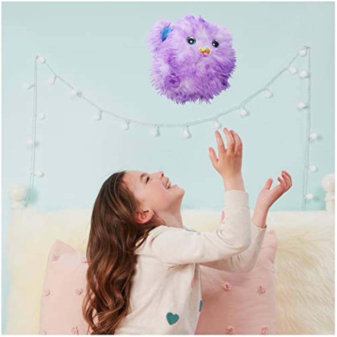 Fur Fluffs, Pupper-Fluff Surprise Reveal Interactive Toy Pet, Over 100 Sounds and Reactions Cute and Fluffy Dog Kids Toys for Girls & Boys Ages 5+