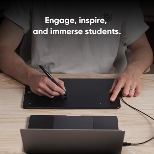 XPPen Deco 01 V3 Drawing Tablet with 10" x 6.25" Working Area & 8 Shortcut Keys, 16K Pen Pressure Sensitivity, Works with Windows, Mac & Android, Graphics Tablet for Sketch, Design, and Photos Editing