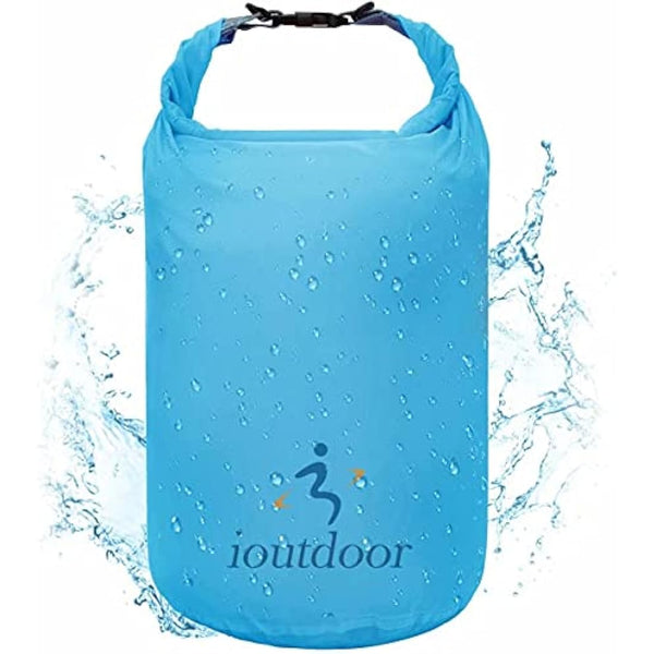 ioutdoor Waterproof Dry Bags Lightweight 2L/5L/10L/20L Keep Dry Clean, Dry Compression Sacks Small Large for Kayaking, Hiking, Swimming, Camping, Canoeing, Boating, Fishing
