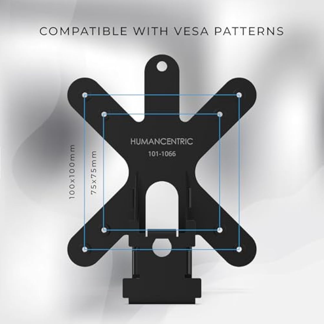 HumanCentric VESA Mount Compatible with Acer Monitors SA241Y bi, SA271 bi, SB241Y Abi, SB271 bi, RL242YE, R242Y Ayi and R270 SMIPX and Viewsonic VX2776-smhd-2 and VX2476-smhd-2