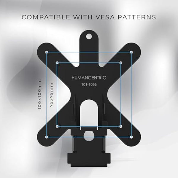 HumanCentric VESA Mount Compatible with Acer Monitors SA241Y bi, SA271 bi, SB241Y Abi, SB271 bi, RL242YE, R242Y Ayi and R270 SMIPX and Viewsonic VX2776-smhd-2 and VX2476-smhd-2
