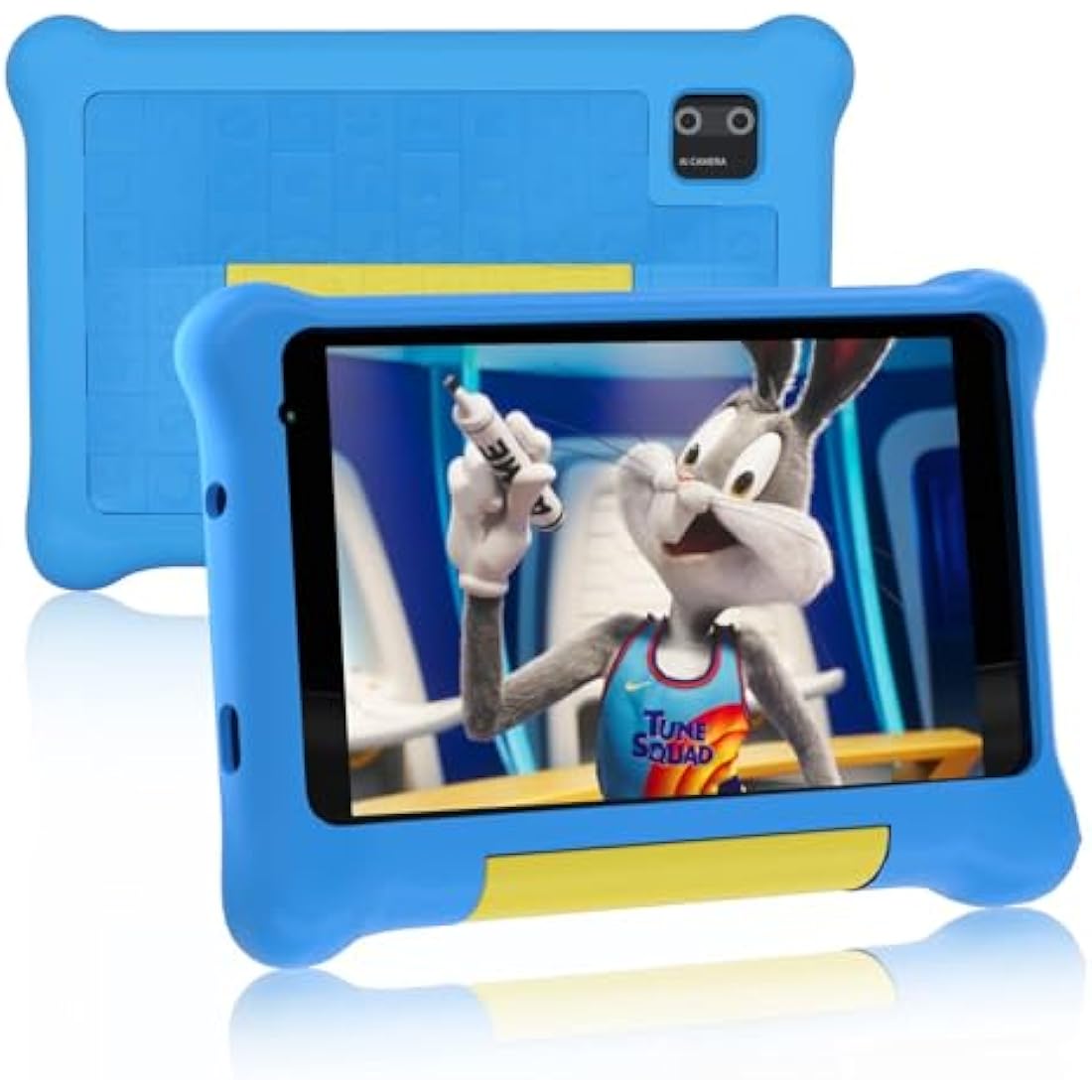 Ainmel Kids Tablet 7 inch, Android 13 Tablets for Kid, 5GB RAM+32GB ROM 128GB Expand, Parental Control, Kiddos Software Pre-Installed, Dual Camera, Android Learning Tablet with Proof Case (Blue)