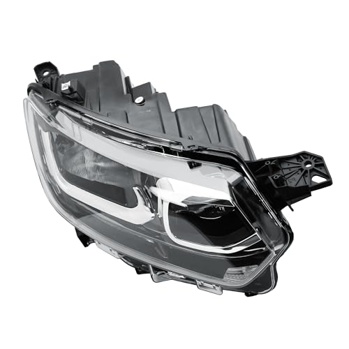 LONGLING Replacement Passenger (N/S) Side Headlight Head Lamp Electric Adjustment for Citroen Berlingo 2018-2024 Fiat Doblo 2022-2024