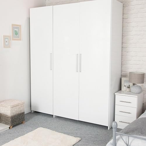 90cm x 5m d-c-fix GLOSSY WHITE sticky back plastic vinyl wrap film (200-5145)