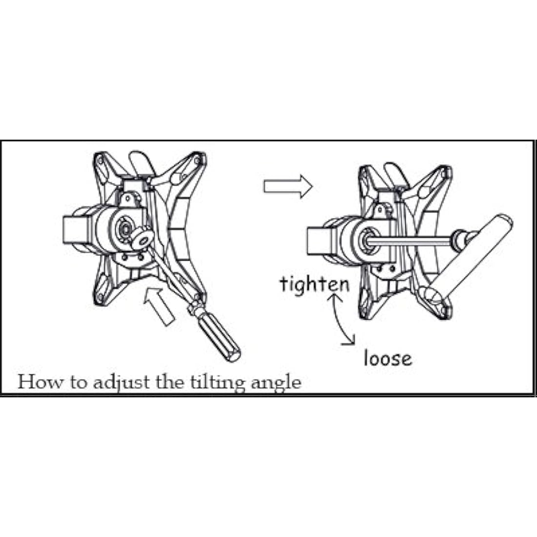 Allcam GSD110 Gas Spring Desk Mount LCD Monitor Stand w/vesa bracket & monitor arm: free up/down & left/right motion