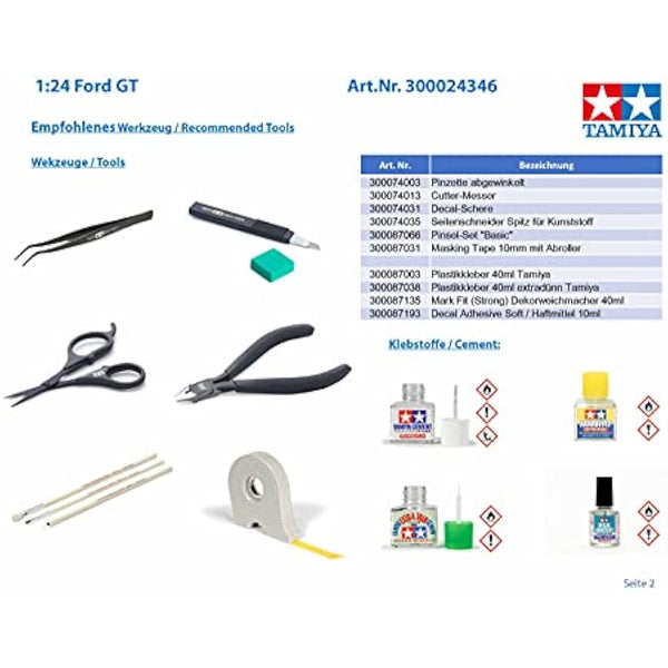 Ford GT 1:24 Plastic Model Assembly Kit